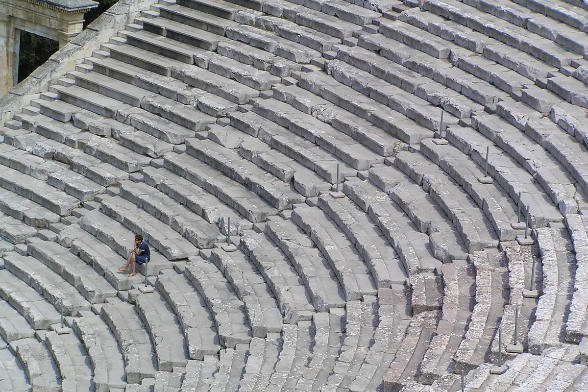 Fourteen thousand seats, and an acoustic that carries a whisper to the back row.