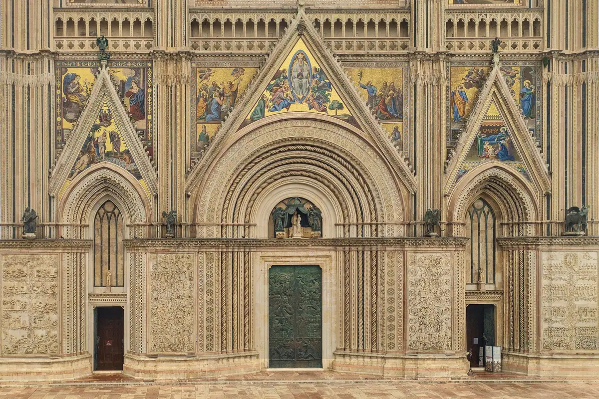 Three hundred years of work on one façade, and it shows.