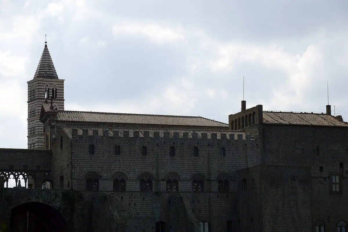 The Palazzo dei Papi, where the cardinals were once locked in until they chose.
