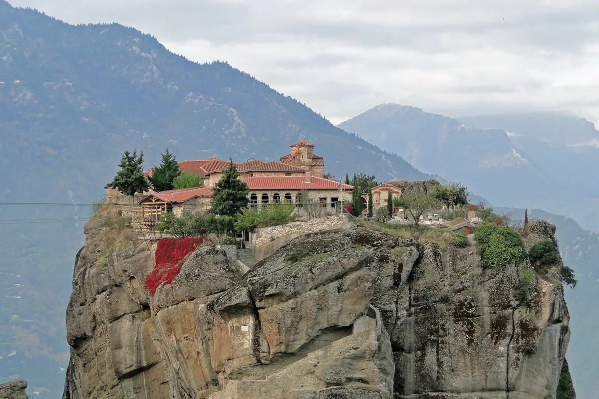 The Holy Trinity monastery at Meteora. On the mainland any of the three networks will do.